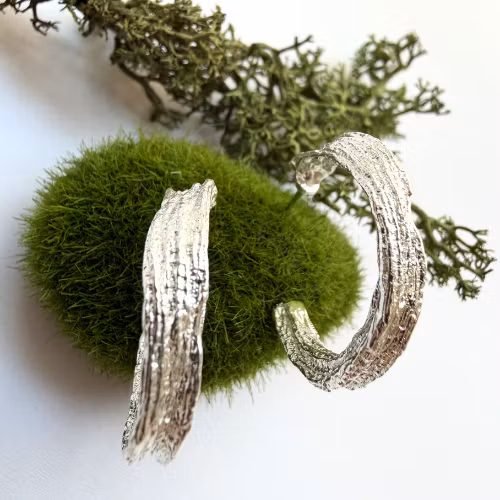 Örhängen Organic - Silver