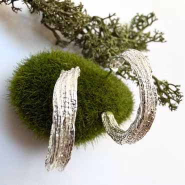 Örhängen Organic - Silver