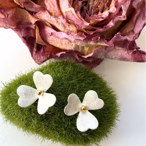 Örhängen Trillum - Silver/Guld