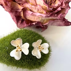 Örhängen Trillum Pistillé - Silver/Guld