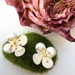 Örhängen Viol - Silver/Guld