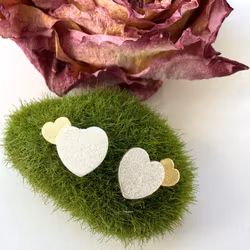 Örhängen Dubble Love - Silver/Guld