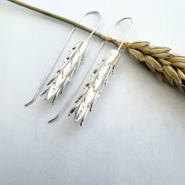 Örhängen Vete - Silver