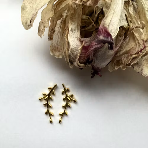Örhängen Branche - Guld