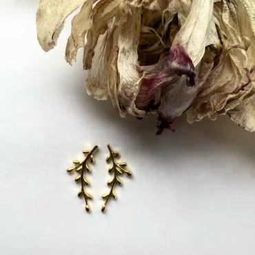 Örhängen Branche - Guld