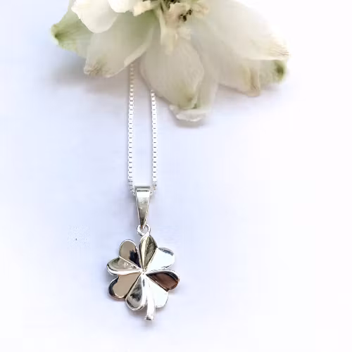Halsband Lucky Clover - Silver