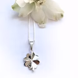Halsband Lucky Clover - Silver