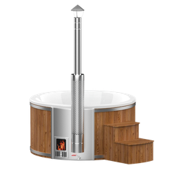 Badtunna GNISTA 225 integrerad kamin
