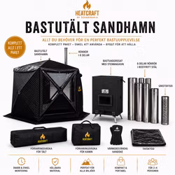 Heatcraft Bastutält Sandhamn 200x200 cm