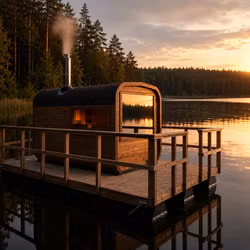 Bastuflotte 4x6 meter för bastu 2-4 meter