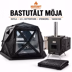 Heatcraft Bastutält MÖJA 350 cm Ø - för 6–10 personer