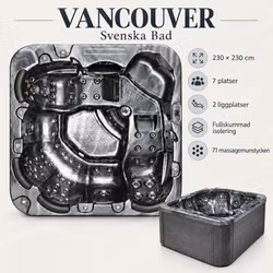 Svenska Bad Vancouver – spabad för 7 personer