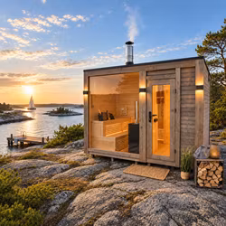 Mareld 340 – Vedeldad utebastu med relaxdel