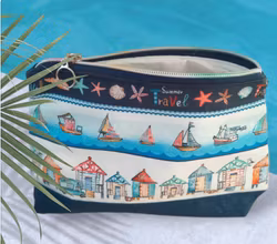 Stor maritim toalettmappe