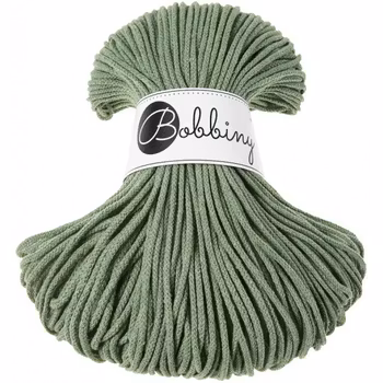 Bobbiny Junior 3 mm, Eucalyptus green