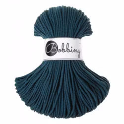 Bobbiny Junior 3 mm, Peacock blue