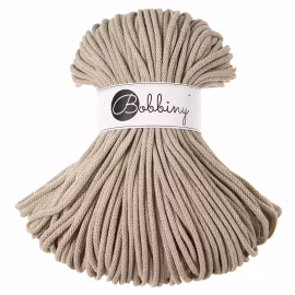 Bobbiny Premium 5 mm, Beige