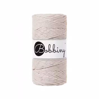 Bobbiny Macramé Cord 3 mm, Nude