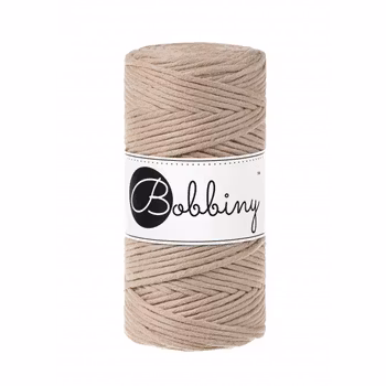 Bobbiny Macramé Cord 3 mm, Sand