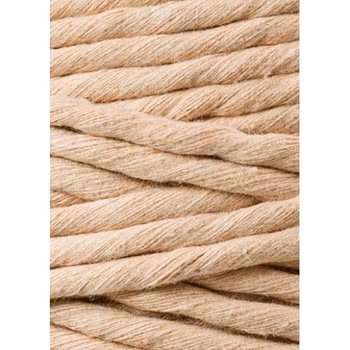 Bobbiny Macramé Cord 5 mm, Biscuit