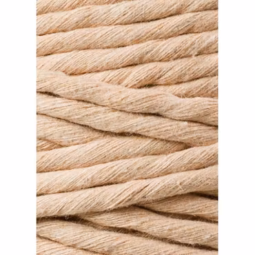 Bobbiny Macramé Cord 5 mm, Biscuit