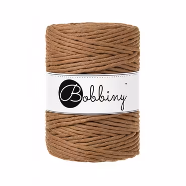 Bobbiny Macramé Cord 5 mm, Caramel