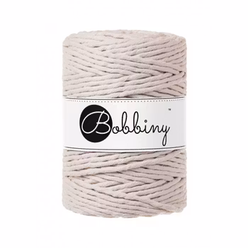 Bobbiny Macramé Cord 5 mm, Nude