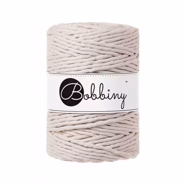 Bobbiny Macramé Cord 5 mm, Nude