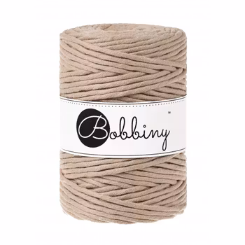 Bobbiny Macramé Cord 5 mm, Sand