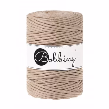 Bobbiny Macramé Cord 5 mm, Sand