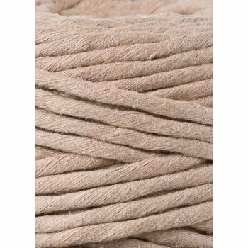Bobbiny Macramé Cord 5 mm, Sand