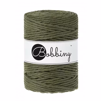 Bobbiny Macramé Cord 5 mm, Avocado