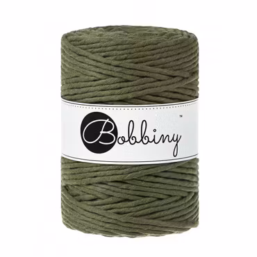 Bobbiny Macramé Cord 5 mm, Avocado