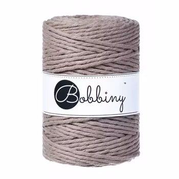 Bobbiny Macramé Cord 5 mm, Coffee