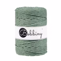 Bobbiny Macramé Cord 5 mm, Eucalyptus green