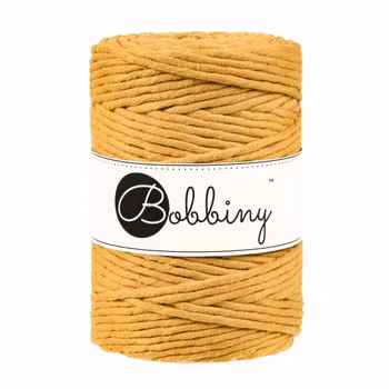 Bobbiny Macramé Cord 5 mm, Mustard