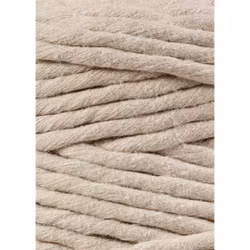 Bobbiny Macramé Cord 5 mm, Beige