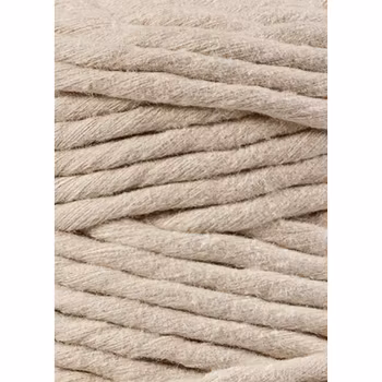 Bobbiny Macramé Cord 5 mm, Beige