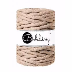 Bobbiny Macramé Cord 9 mm, Sand