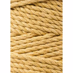 Bobbiny 3ply Macramé Rope 3 mm,  Honey