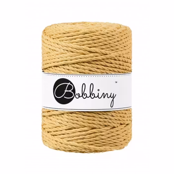 Bobbiny 3ply Macramé Rope 5 mm, Honey
