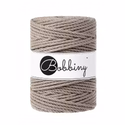 Bobbiny 3ply Macramé Rope 5 mm, Coffee