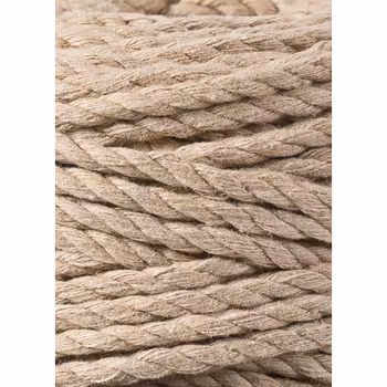 Bobbiny 3ply Macramé Rope 5 mm, Sand