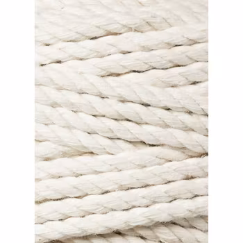 Bobbiny 3ply Macramé Rope 5 mm, Natur