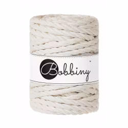 Bobbiny 3ply Macramé Rope 9 mm, Natur