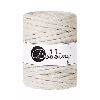 Bobbiny 3ply Macramé Rope 9 mm, Natur