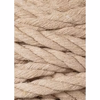 Bobbiny 3ply Macramé Rope 9 mm, Sand