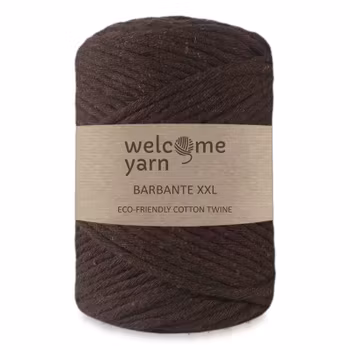 WelcomeYarn Barbante XXL 4 mm, Chocolate brown