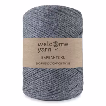 WelcomeYarn Barbante XL 3 mm, Dark grey