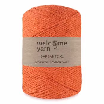 WelcomeYarn Barbante XL 3 mm, Orange